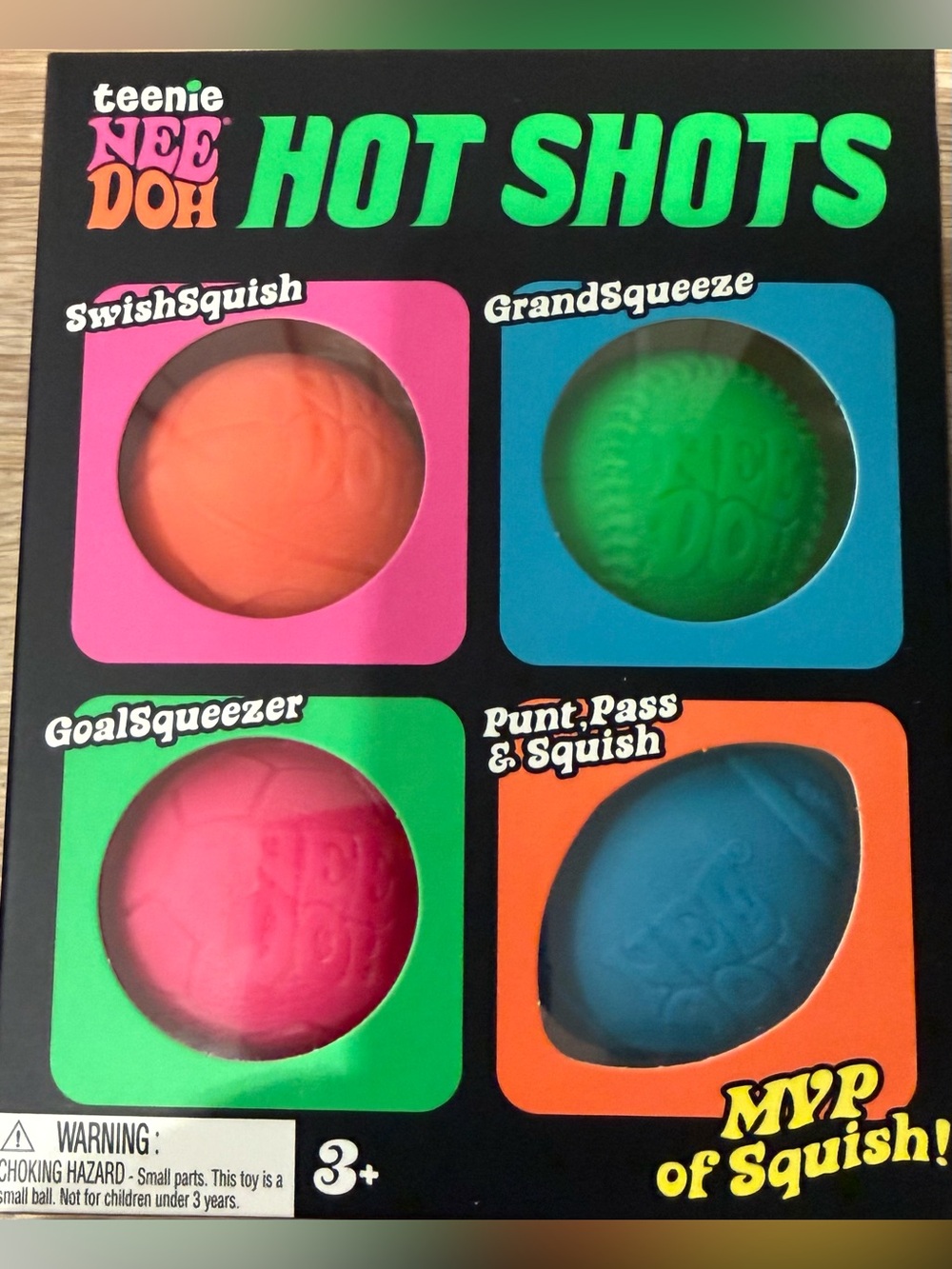 SCHYLLING NEEDOH TEENIE HOT SHOTS MVP OF SQUISH! 4 IN THE PACK TRENDING NIB